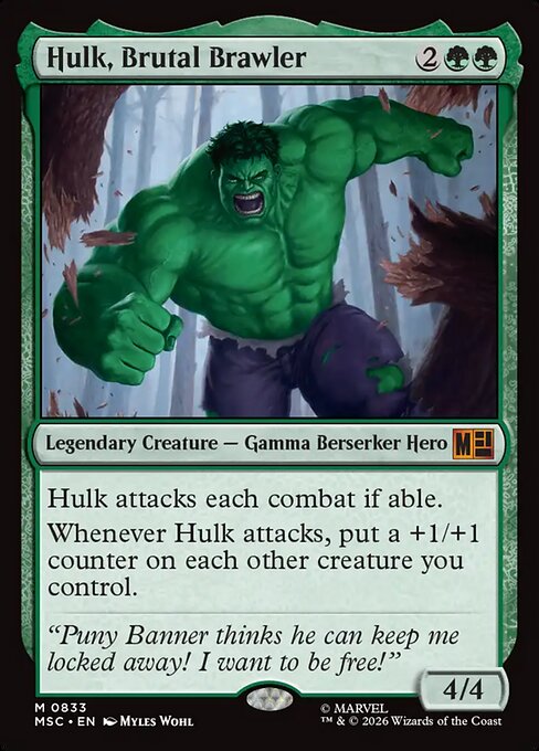 Hulk, Brutal Brawler - Foil
