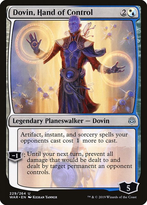 Dovin, Hand of Control (Japanese Alternate Art) - Foil