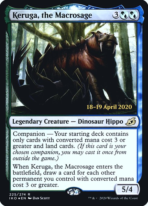 Keruga, the Macrosage - Foil - Prerelease Promo