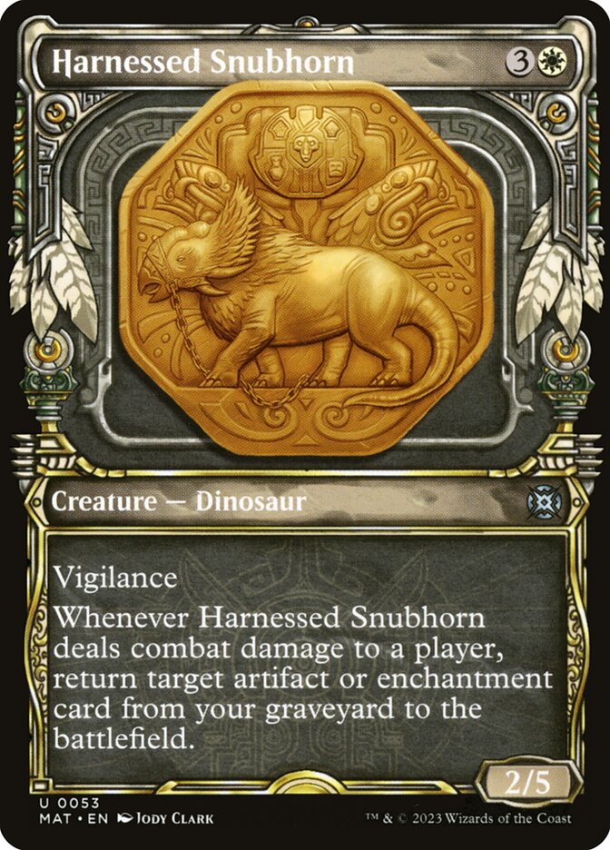 Harnessed Snubhorn - Foil