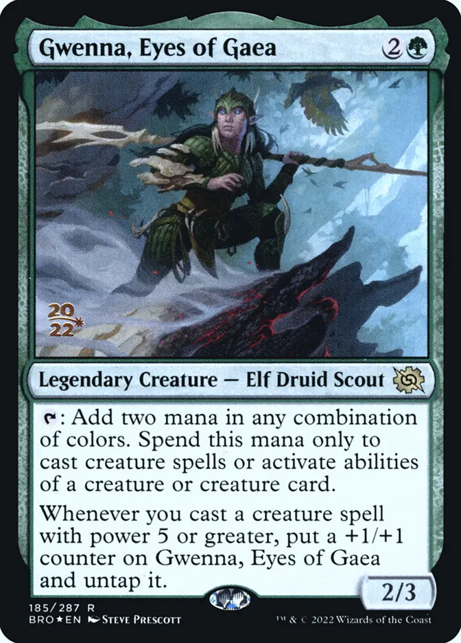 Gwenna, Eyes of Gaea - Foil - Prerelease Foil