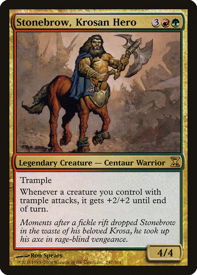 Stonebrow, Krosan Hero - Foil