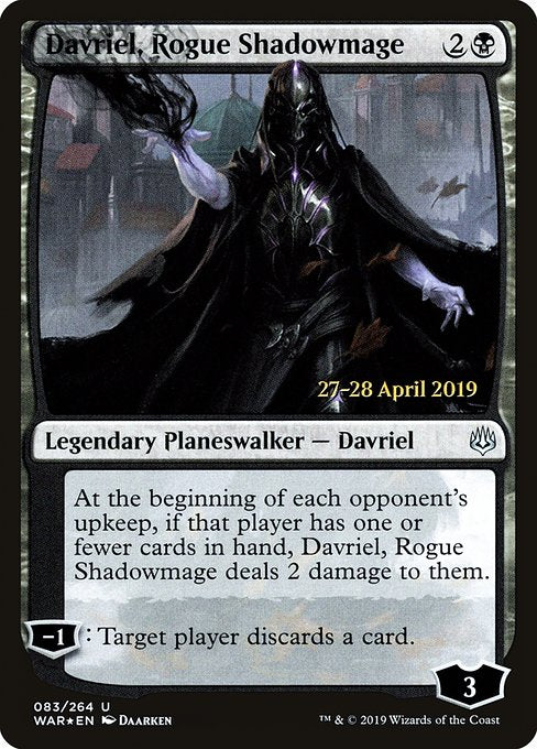 Davriel, Rogue Shadowmage - Foil - Prerelease Promo