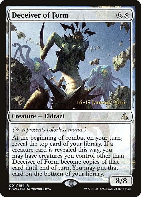 Deceiver of Form - Foil - Prerelease Promo