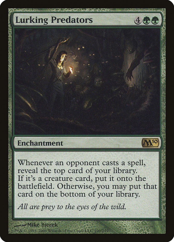 Lurking Predators - Foil - Signed