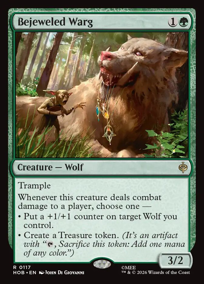 Bejeweled Warg - Foil