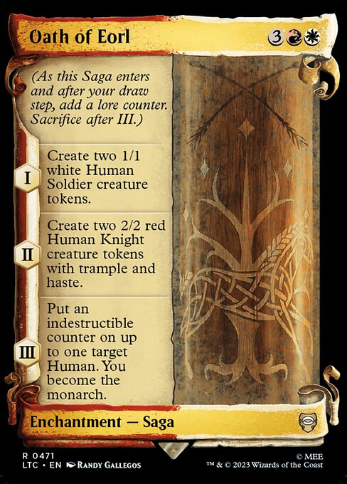 Oath of Eorl - Silver Foil