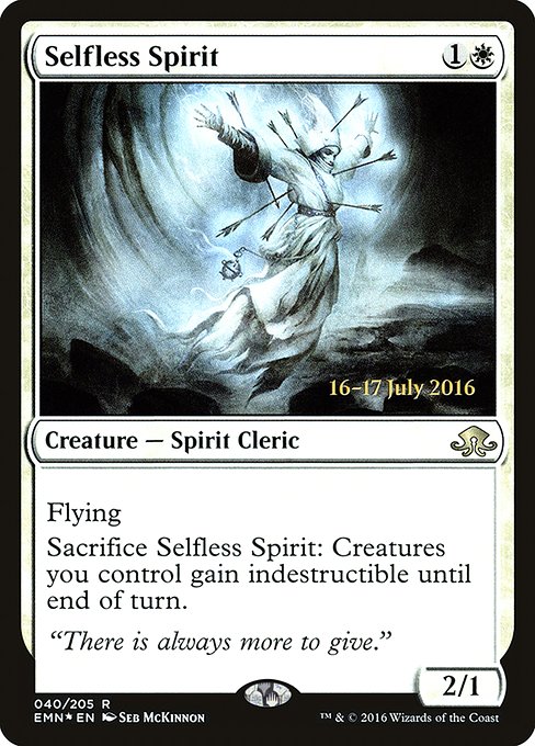 Selfless Spirit - Foil - Prerelease Promo