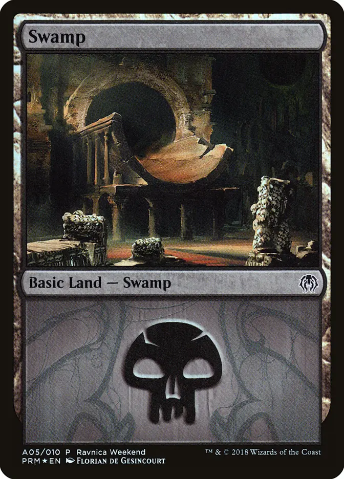 Swamp (A05) - Foil - Ravnica Weekend Promo