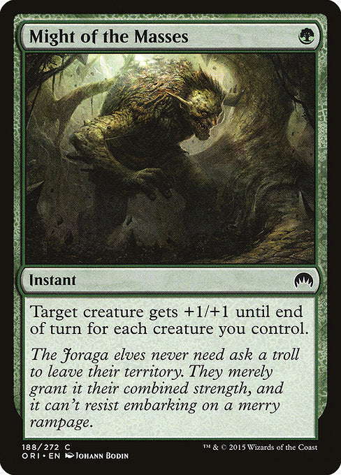 Might of the Masses - Foil