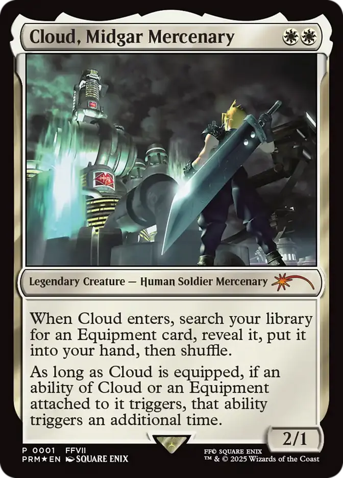 Cloud, Midgar Mercenary - Game Edition - Foil