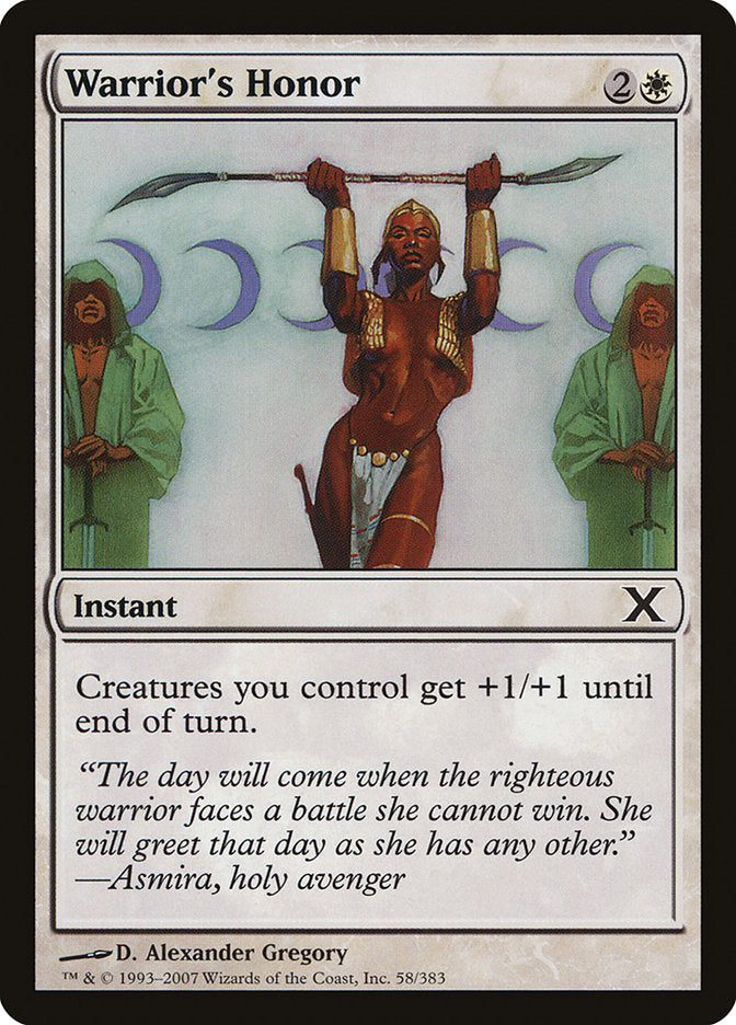 Warrior's Honor - Foil