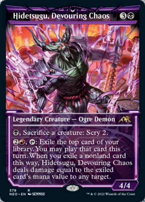 Hidetsugu, Devouring Chaos (378) - Foil