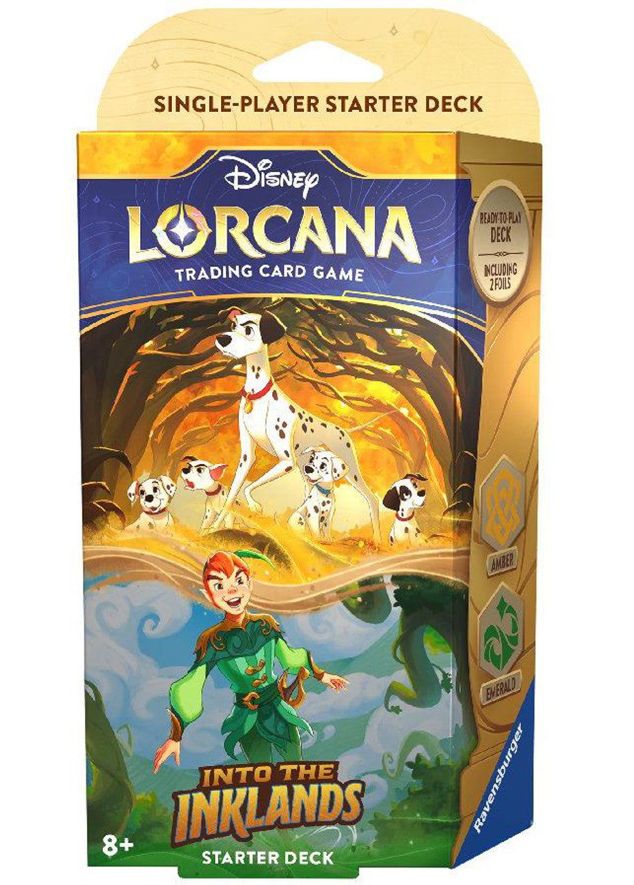 Disney Lorcana - Into The Inklands - Starter Deck - Amber & Emerald
