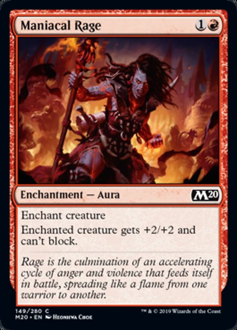 Maniacal Rage - Foil