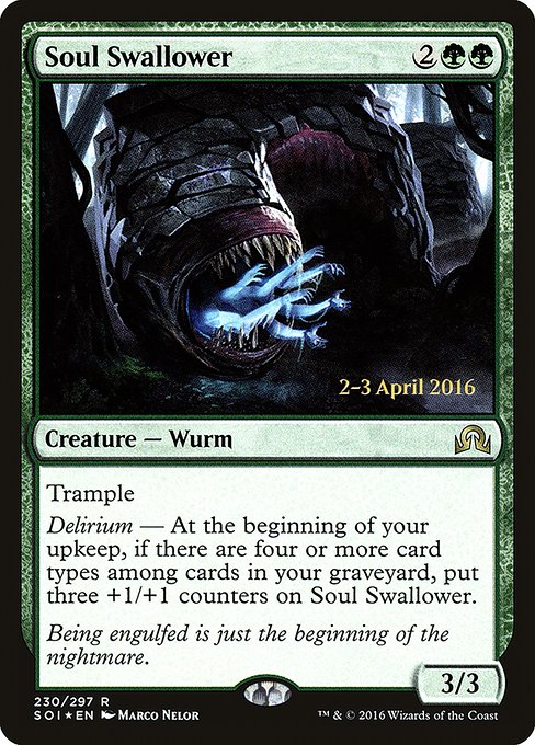 Soul Swallower - Foil - Prerelease Promo
