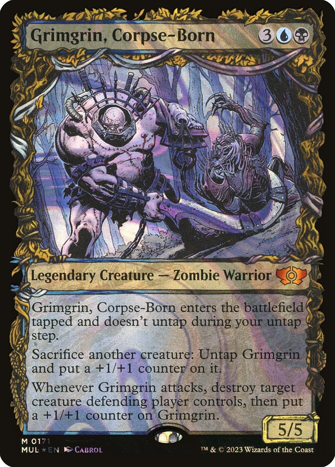 Grimgrin, Corpse-Born - Halo Foil