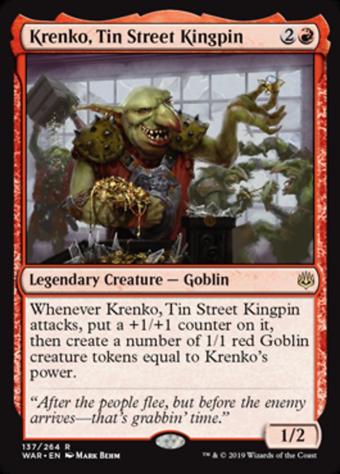 Krenko, Tin Street Kingpin - Foil