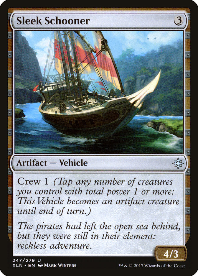 Sleek Schooner - Foil