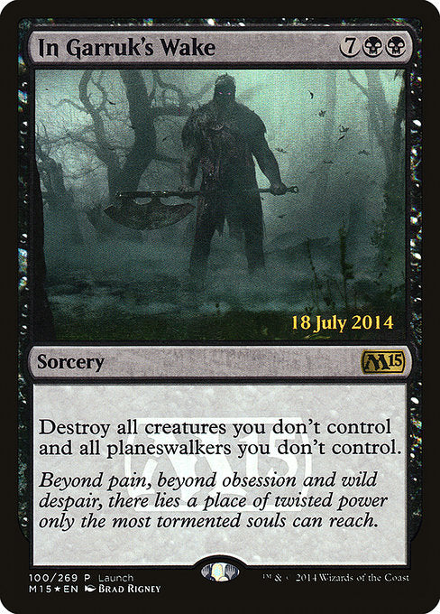 In Garruk's Wake - Foil - Prerelease Promo