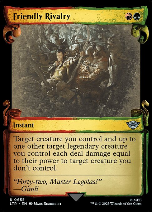 Friendly Rivalry - Silver Foil