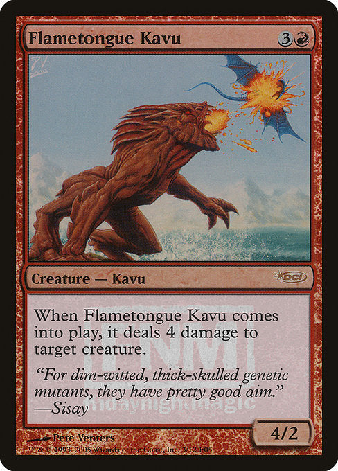 Flametongue Kavu - Foil - FNM Promo
