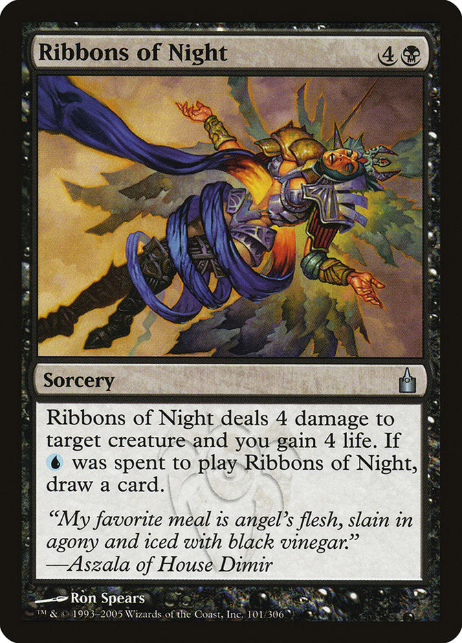 Ribbons of Night - Foil