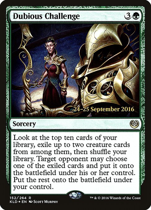Dubious Challenge - Foil - Prerelease Promo