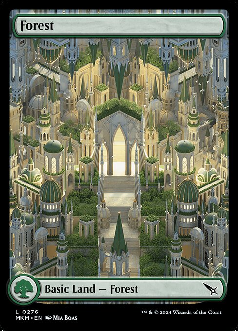 Forest (276) - Full Art Impossible Land - Foil