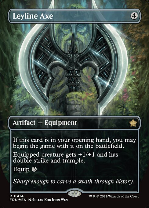 Leyline Axe - Mana Foil