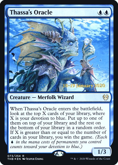 Thassa's Oracle - Foil - Prerelease Promo