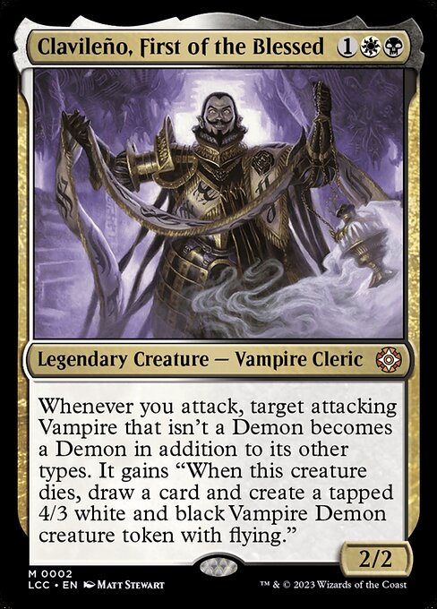 Clavileno, First of the Blessed - Foil