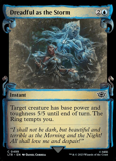Dreadful as the Storm - Silver Foil
