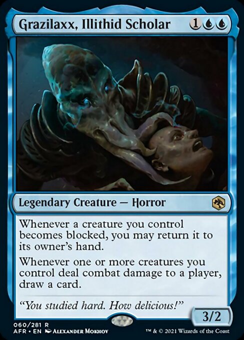 Grazilaxx, illithid Scholar - Foil