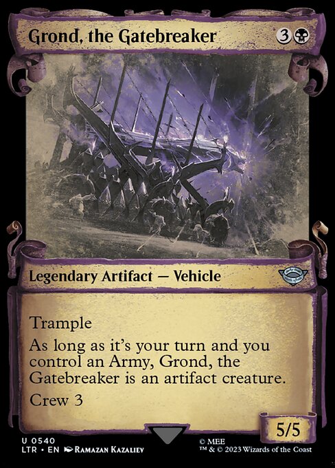 Grond, the Gatebreaker - Silver Foil