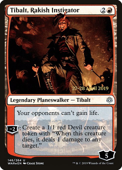 Tibalt, Rakish Instigator - Foil - Prerelease Promo