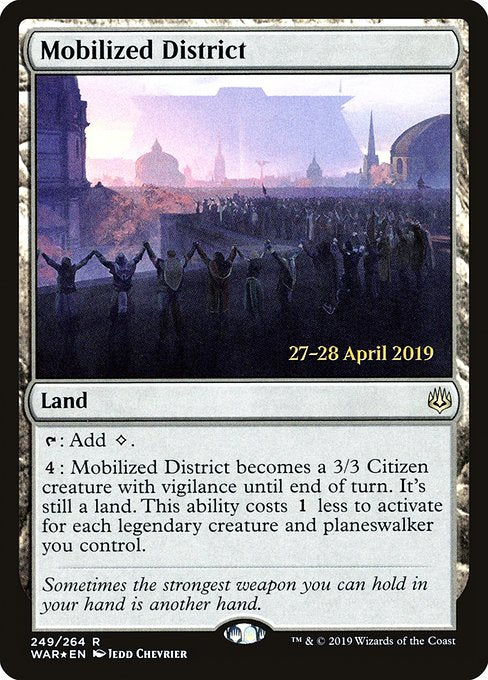 Mobilized District - Foil - Prerelease Promo