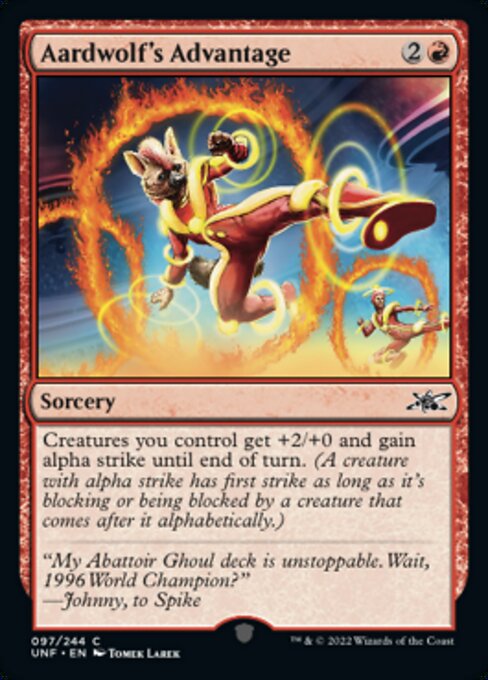 Aardwolf's Advantage - Foil