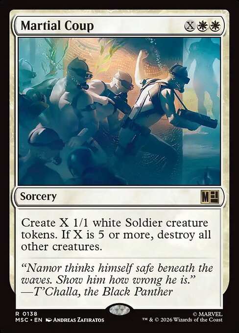Martial Coup - Surge Foil