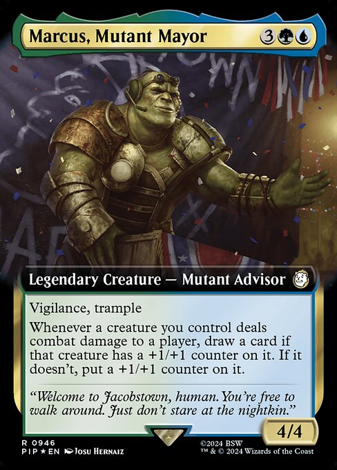 Marcus, Mutant Mayor - Surge Foil