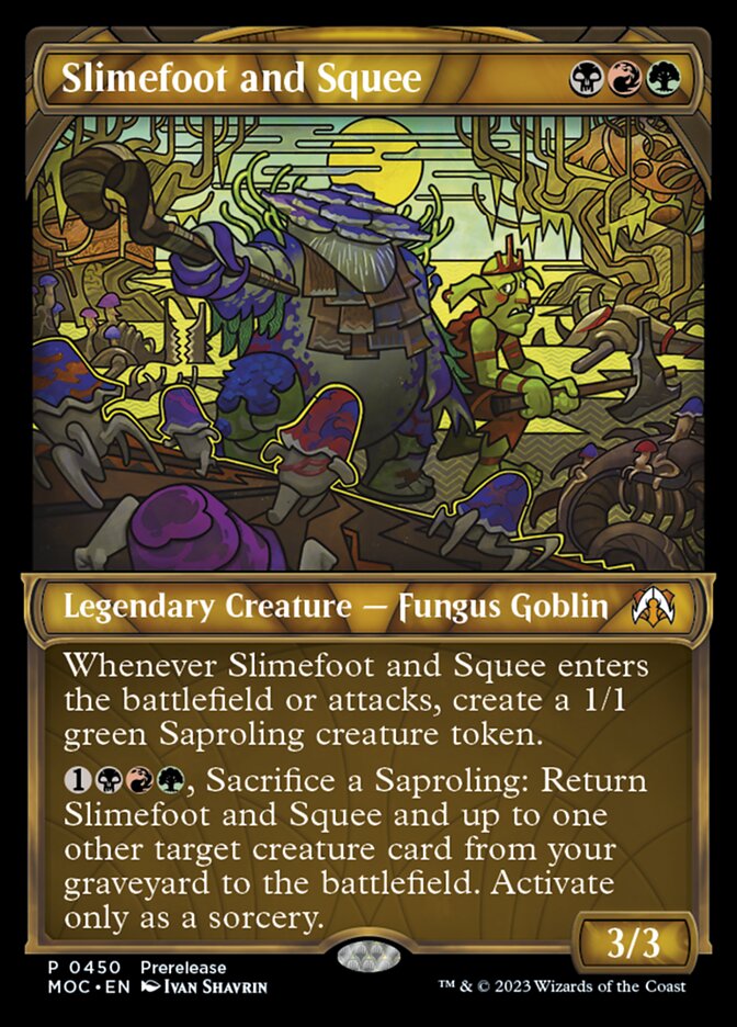 Slimefoot and Squee - Foil - Prerelease Promo