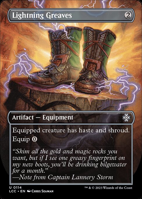 Lightning Greaves - Foil