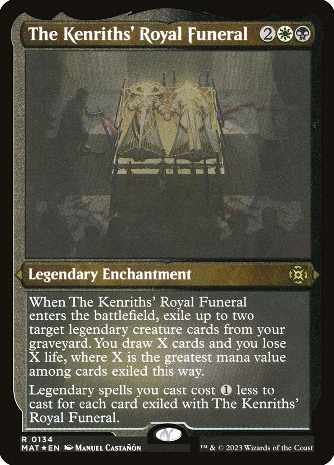 The Kenriths' Royal Funeral - Foil Etched