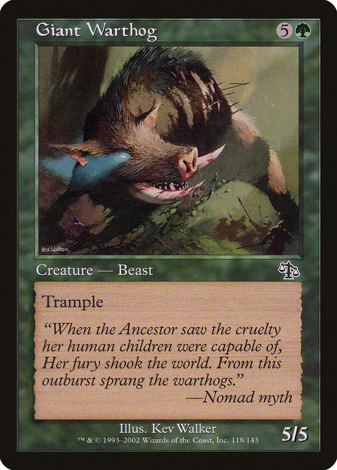 Giant Warthog - Foil