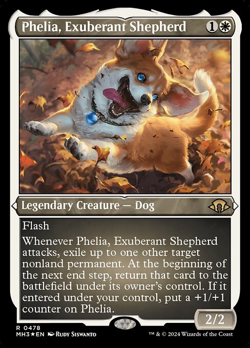 Phelia, Exuberant Shepherd - Foil-Etched