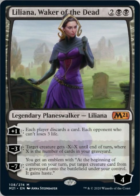 Liliana, Waker of the Dead - Foil