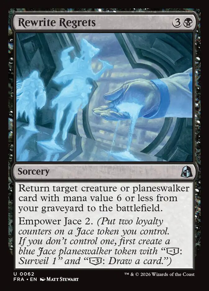 Rewrite Regrets - Foil