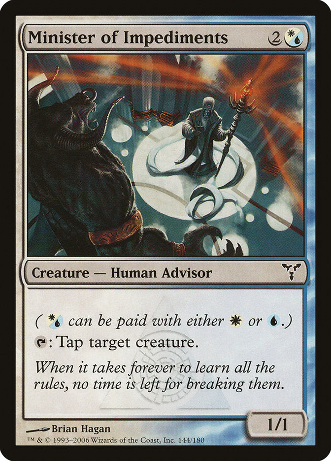 Minister of Impediments - Foil
