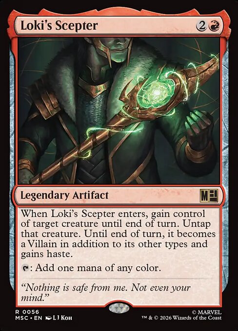 Loki's Scepter - Surge Foil