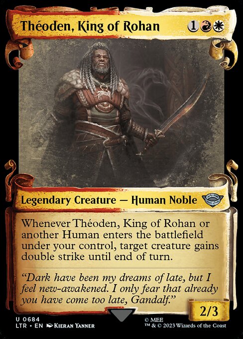Theoden, King of Rohan - Silver Foil